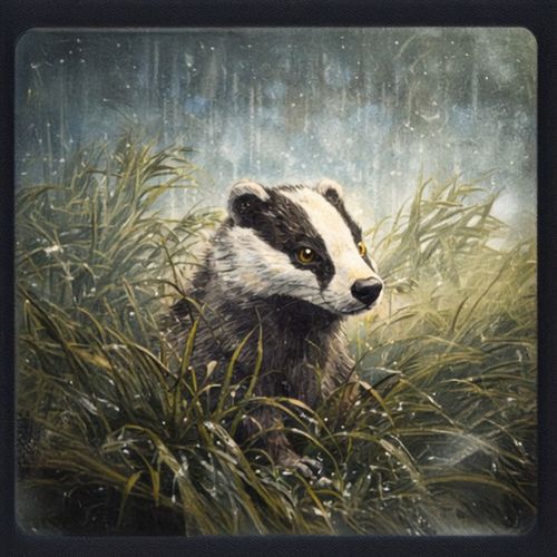 Барсук В Лесу 3.jpg — Картинки для брелков / Разное, 2072×2072, обои скачать бесплатно