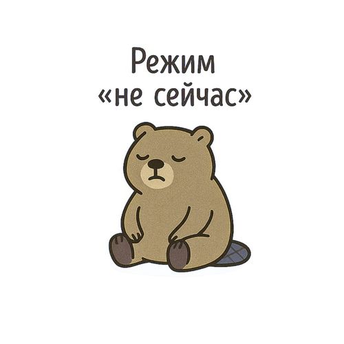 Бобр Режим Не Сейчас.jpg — Картинки для брелков / Разное, 2072×2072, обои скачать бесплатно