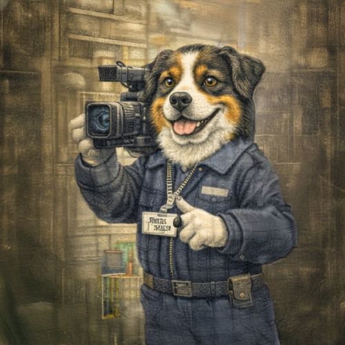 Бордер Колли Офисный Работник.jpg — Картинки для брелков / Разное, 2072×2072, обои скачать бесплатно