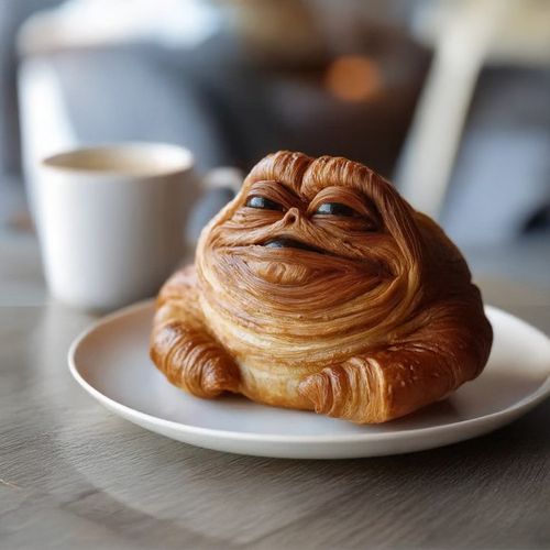 Булочка И Кофе.jpg — Картинки для брелков / Разное, 2072×2072, обои скачать бесплатно