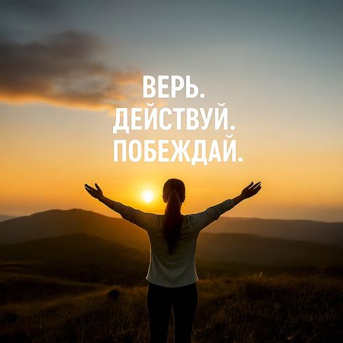 Верь И Действуй.jpg — Картинки для брелков / Разное, 2072×2072, обои скачать бесплатно