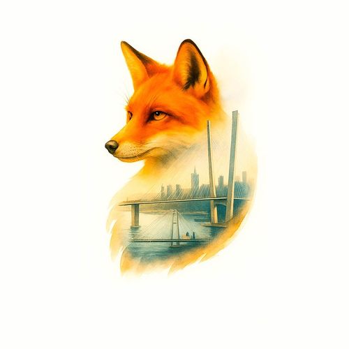 Владивосток Лиса.jpg — Картинки для брелков / Разное, 2072×2072, обои скачать бесплатно