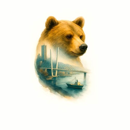 Владивосток Медведь.jpg — Картинки для брелков / Разное, 2072×2072, обои скачать бесплатно