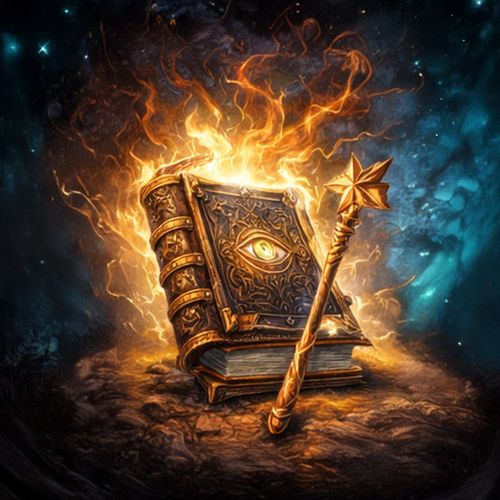 Волшебная Книга.jpg — Картинки для брелков / Разное, 2072×2072, обои скачать бесплатно