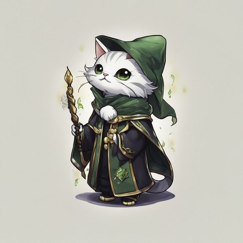 Волшебник Кошка 2.jpg — Картинки для брелков / Разное, 2072×2072, обои скачать бесплатно