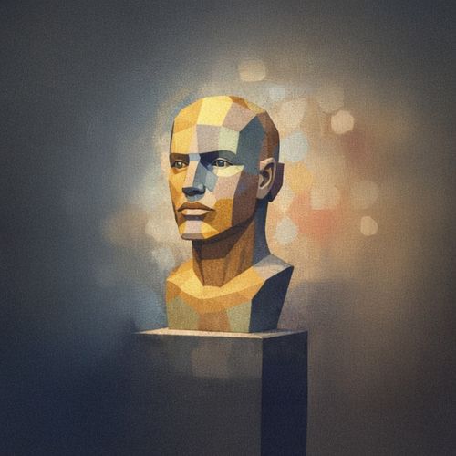 Геометрический Бюст.jpg — Картинки для брелков / Разное, 2072×2072, обои скачать бесплатно