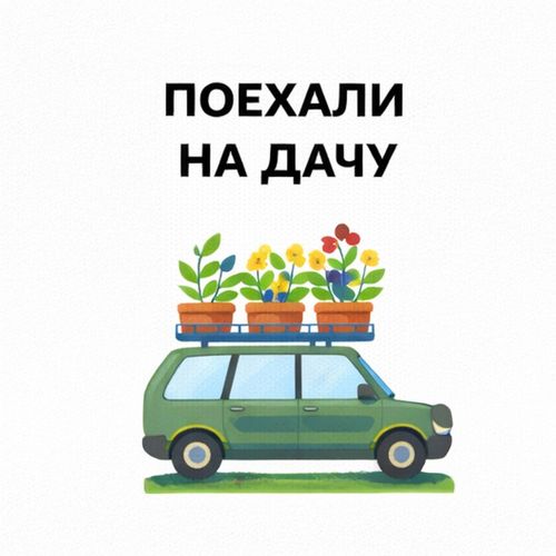 Дача Поехали На Дачу.jpg — Картинки для брелков / Разное, 2072×2072, обои скачать бесплатно