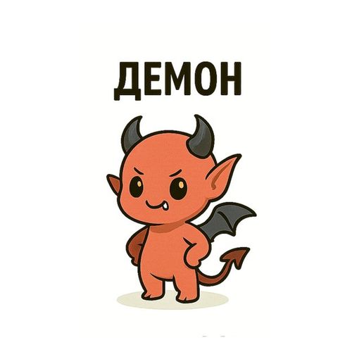 Демон.jpg — Картинки для брелков / Разное, обои скачать бесплатно
