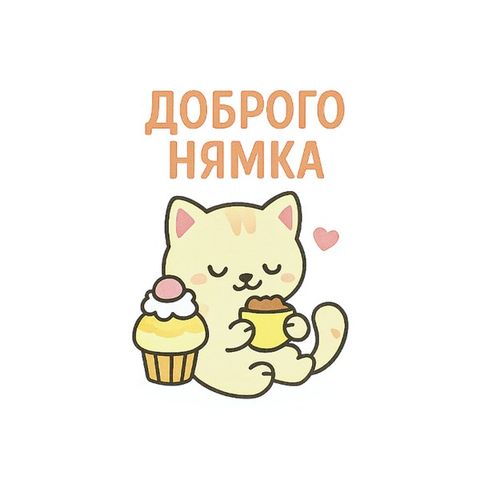 Доброго Нямка 2.jpg — Картинки для брелков / Разное, обои скачать бесплатно