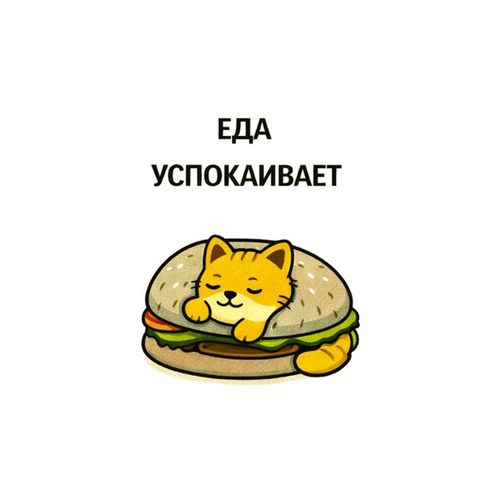 Еда Успокаивает.jpg — Картинки для брелков / Разное, обои скачать бесплатно