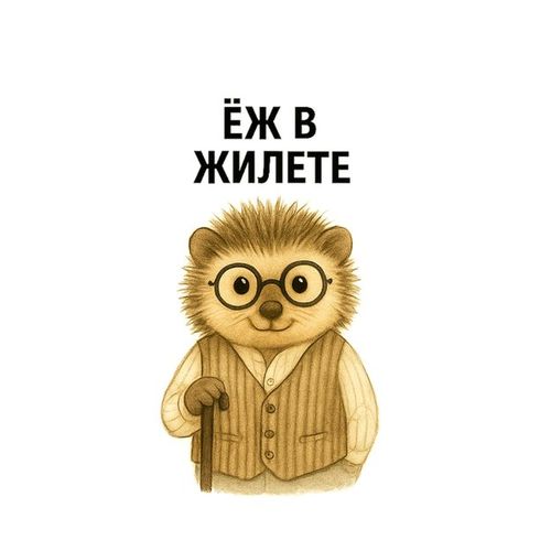 Еж В Жилете.jpg — Картинки для брелков / Разное, обои скачать бесплатно