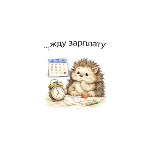 Еж Жду Зарплату.jpg — Картинки для брелков / Разное, обои скачать бесплатно