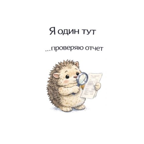 Еж Проверяет Отчет.jpg — Картинки для брелков / Разное, обои скачать бесплатно
