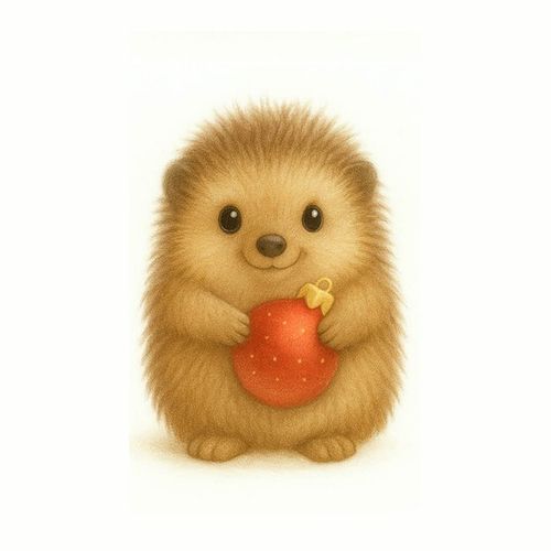 Ежик С Сердцем.jpg — Картинки для брелков / Разное, обои скачать бесплатно