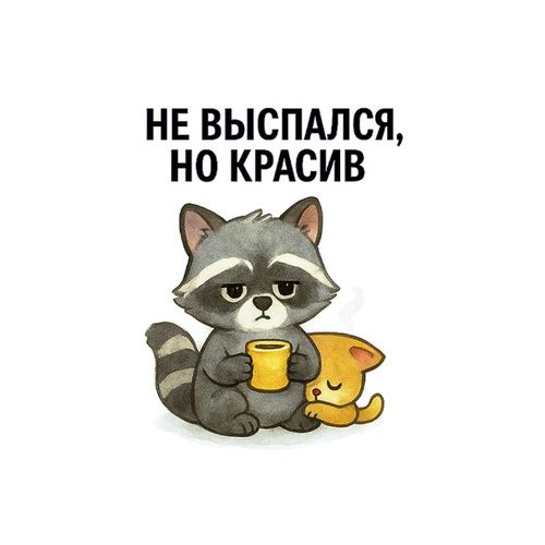 Енот Красив.jpg — Картинки для брелков / Разное, обои скачать бесплатно