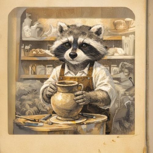 Енот Плотник.jpg — Картинки для брелков / Разное, обои скачать бесплатно