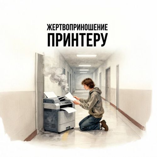 Жертвоприношение Принтеру.jpg — Картинки для брелков / Разное, обои скачать бесплатно