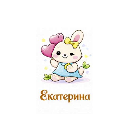 Зайка Екатерина.jpg — Картинки для брелков / Разное, обои скачать бесплатно