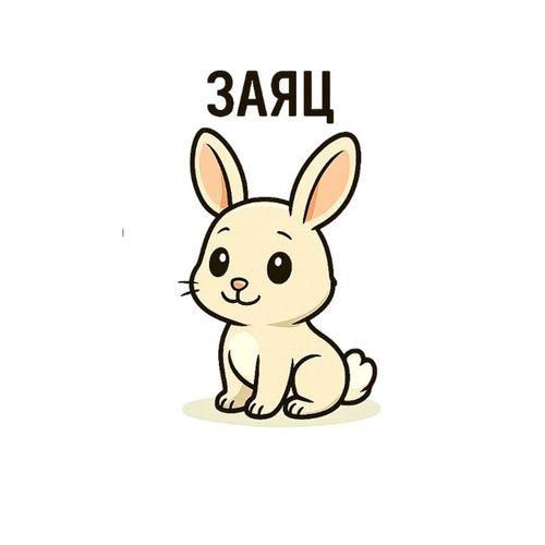 Заяц 2.jpg — Картинки для брелков / Разное, обои скачать бесплатно