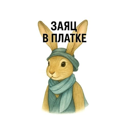 Заяц В Платке.jpg — Картинки для брелков / Разное, обои скачать бесплатно