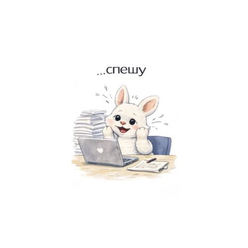Заяц Спешу.jpg — Картинки для брелков / Разное, обои скачать бесплатно