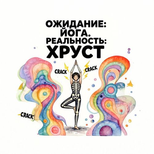 Йога И Хруст.jpg — Картинки для брелков / Разное, обои скачать бесплатно