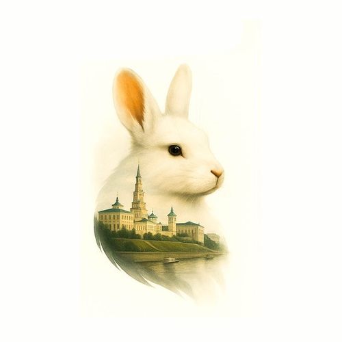 Казань Заяц.jpg — Картинки для брелков / Разное, обои скачать бесплатно