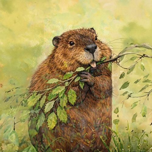 Капибара Ест Зелень.jpg — Картинки для брелков / Разное, обои скачать бесплатно
