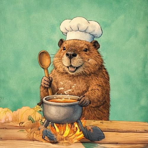 Капибара Повар.jpg — Картинки для брелков / Разное, обои скачать бесплатно