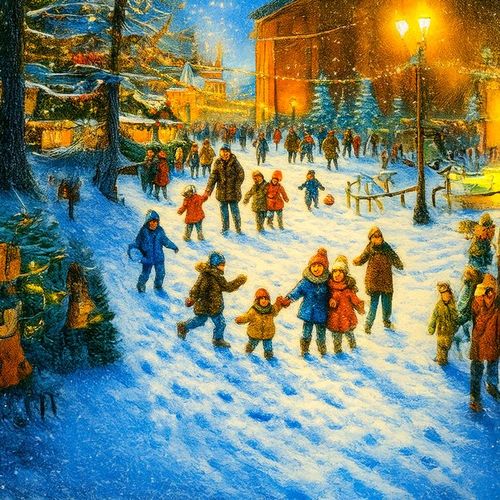 Каток В Городе.jpg — Картинки для брелков / Разное, обои скачать бесплатно