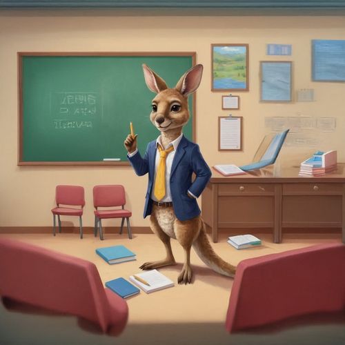Кенгуру Учитель.jpg — Картинки для брелков / Разное, обои скачать бесплатно