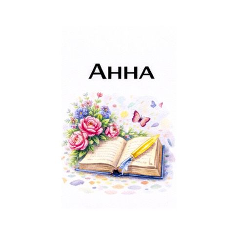 Книга Анна.jpg — Картинки для брелков / Разное, 2072×2072, обои скачать бесплатно