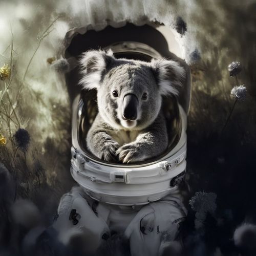 Коала Астронавт.jpg — Картинки для брелков / Разное, 2072×2072, обои скачать бесплатно