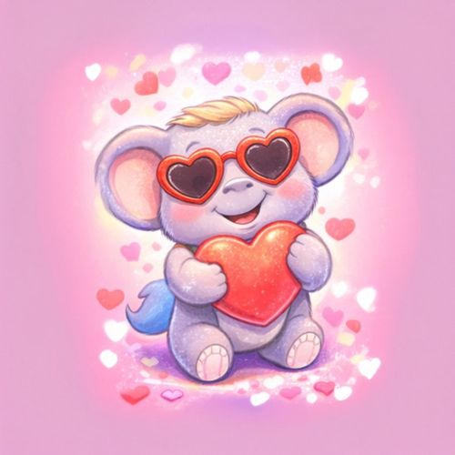 Коала В Очках.jpg — Картинки для брелков / Разное, 2072×2072, обои скачать бесплатно