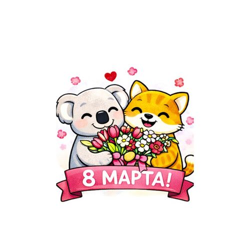Коала И Лиса Марта.jpg — Картинки для брелков / Разное, 2072×2072, обои скачать бесплатно