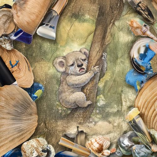 Коала На Дереве.jpg — Картинки для брелков / Разное, 2072×2072, обои скачать бесплатно