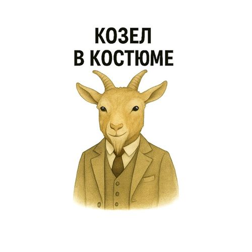 Козел В Костюме.jpg — Картинки для брелков / Разное, 2072×2072, обои скачать бесплатно