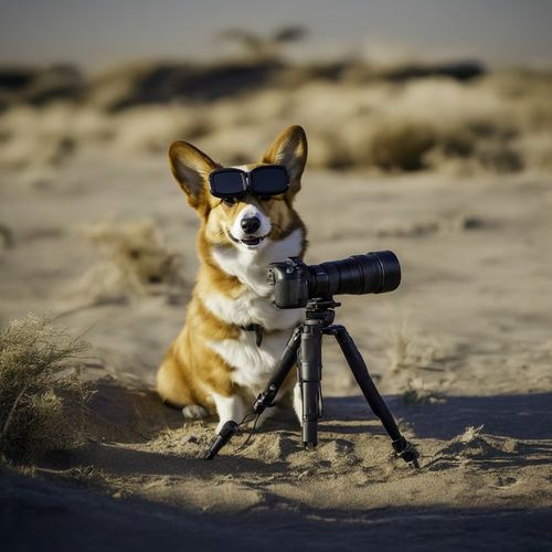Корги Фотограф.jpg — Картинки для брелков / Разное, 2072×2072, обои скачать бесплатно
