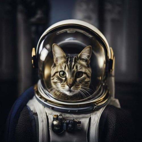 Кот Астронавт.jpg — Картинки для брелков / Разное, 2072×2072, обои скачать бесплатно