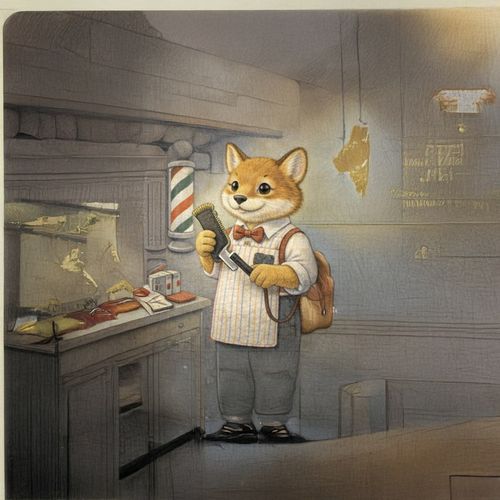 Кот Барбер.jpg — Картинки для брелков / Разное, 2072×2072, обои скачать бесплатно