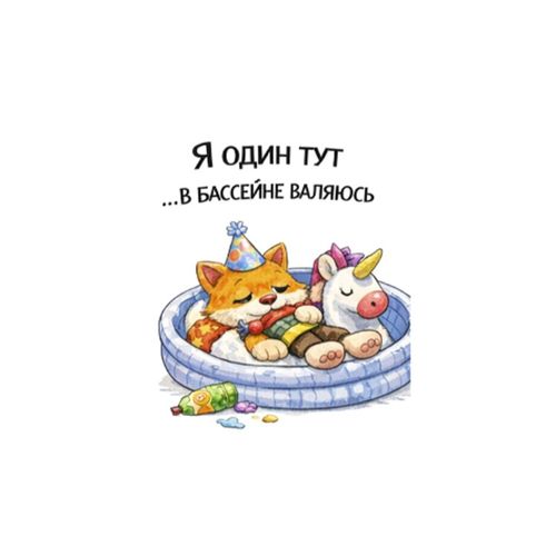 Кот В Бассейне 2.jpg — Картинки для брелков / Разное, 2072×2072, обои скачать бесплатно