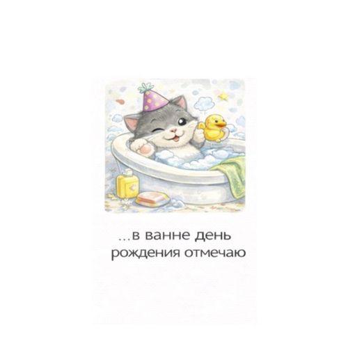 Кот В Ванне 2.jpg — Картинки для брелков / Разное, 2072×2072, обои скачать бесплатно