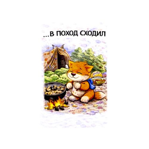 Кот В Походе.jpg — Картинки для брелков / Разное, 2072×2072, обои скачать бесплатно