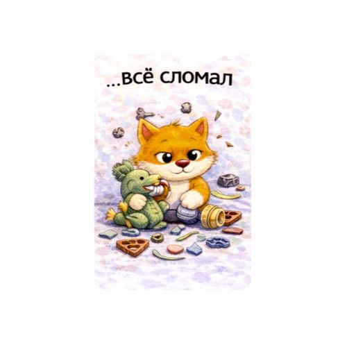 Кот Все Сломал.jpg — Картинки для брелков / Разное, 2072×2072, обои скачать бесплатно