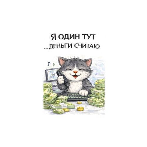 Кот Деньги Считаю.jpg — Картинки для брелков / Разное, 2072×2072, обои скачать бесплатно