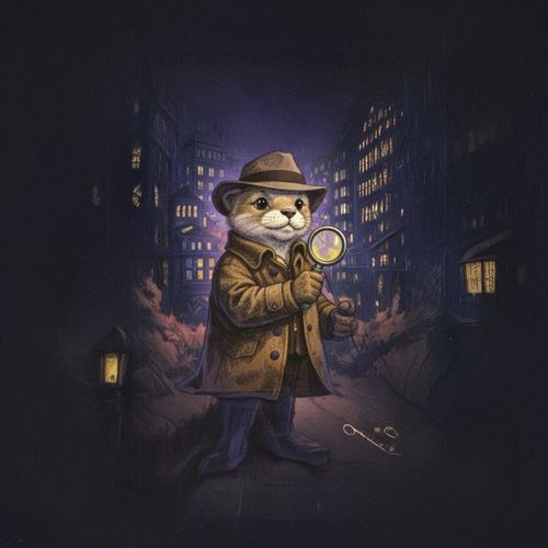 Кот Детектив 2.jpg — Картинки для брелков / Разное, 2072×2072, обои скачать бесплатно