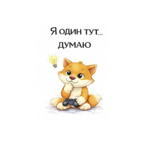 Кот Думает.jpg — Картинки для брелков / Разное, 2072×2072, обои скачать бесплатно