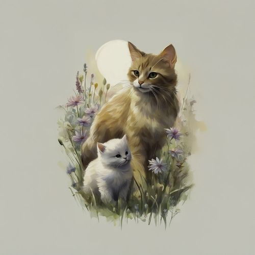 Кот И Котик.jpg — Картинки для брелков / Разное, 2072×2072, обои скачать бесплатно