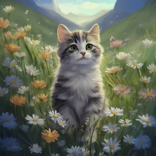Кот И Пингвин.jpg — Картинки для брелков / Разное, 2072×2072, обои скачать бесплатно