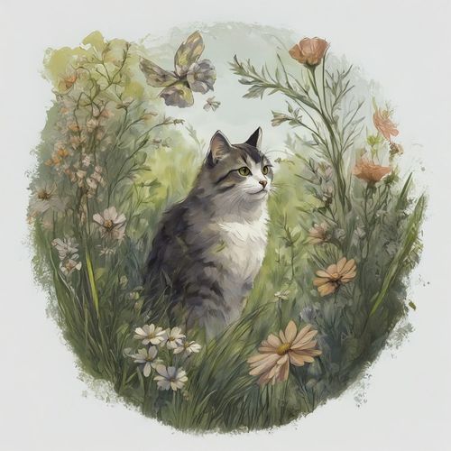 Кот И Сова.jpg — Картинки для брелков / Разное, 2072×2072, обои скачать бесплатно
